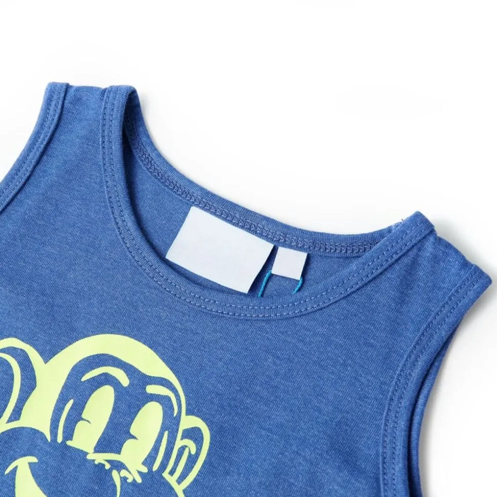 Kindertopje 92 gemêleerd blauw