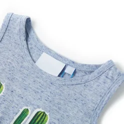 Kindertopje 104 gemêleerd blauw