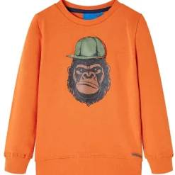 Kindertrui 92 donkeroranje
