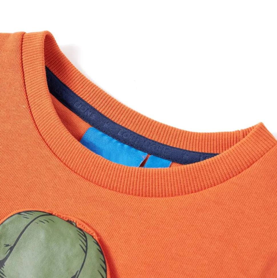 Kindertrui 92 donkeroranje