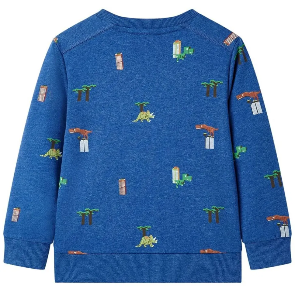 Kindertrui 104 gemêleerd donkerblauw