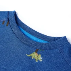 Kindertrui 104 gemêleerd donkerblauw