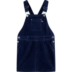Kindertuinjurk 92 ribfluweel marineblauw