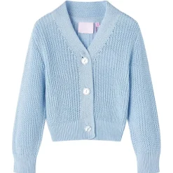 Kindervest gebreid 98 blauw