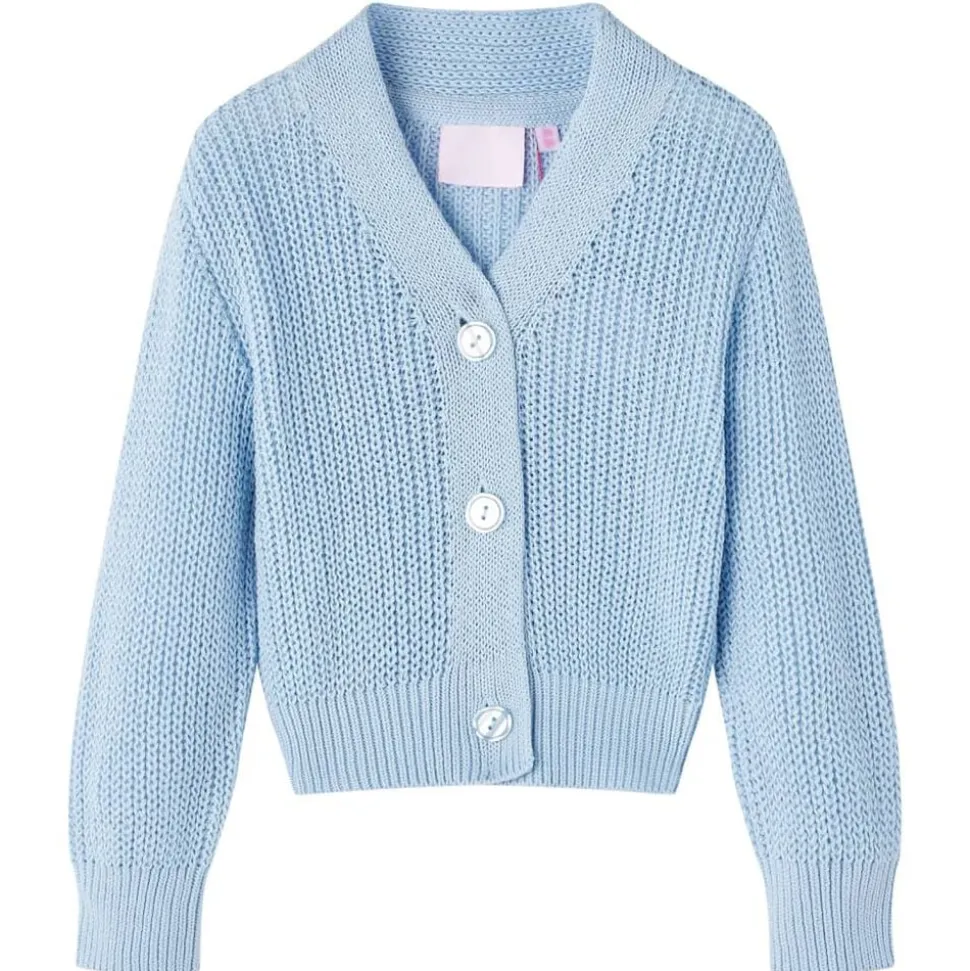 Kindervest gebreid 98 blauw