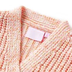 Kindervest gebreid 104 gemengd roze