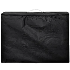 Massagetafel inklapbaar met aluminium frame (vier delen / crèmewit)