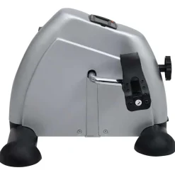 Mini Hometrainer met plastic vliegwiel (zilver)