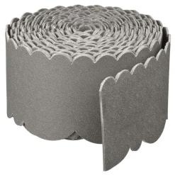 Nature Borderrand decoratief 0,13x12 m 3 mm grijs