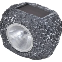 Outdoor Spotlight solar LED 12 st steenvormig