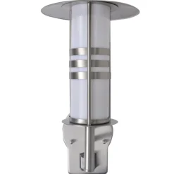 Pagode vormige RVS wandlamp met bewegingssensor