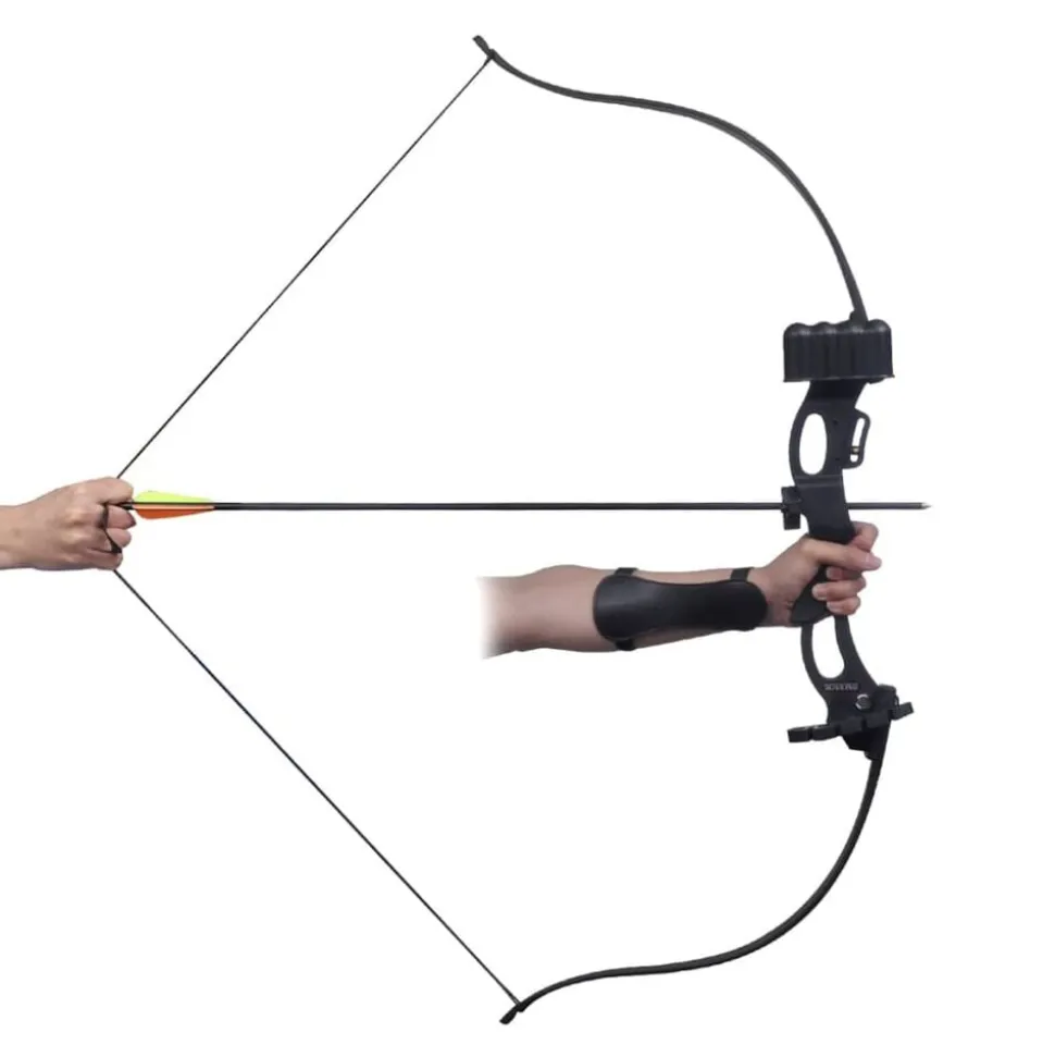 Recurveboog voor jeugd met accessoires 49" 20 lb