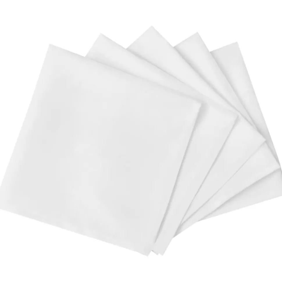 Servetten wit 10 stuks 50 x 50 cm