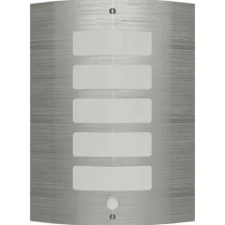 Sierlijke RVS wandlamp met bewegingssensor