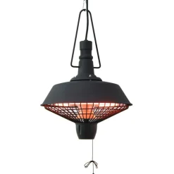 Sunred Hangende verwarmer Indus 2100 W halogeen zwart RSH16
