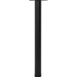 Tafelpoten in hoogte verstelbaar zwart 710 mm 4 st