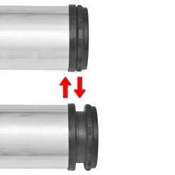 Tafelpoten in hoogte verstelbaar geborsteld nikkel 710 mm 4 st