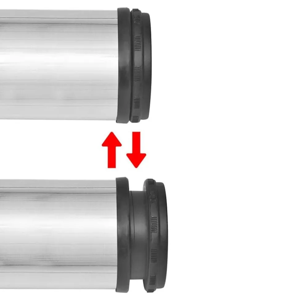 Tafelpoten in hoogte verstelbaar geborsteld nikkel 710 mm 4 st