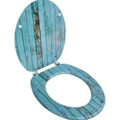 Toiletbril met MDF houten ontwerp