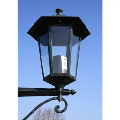 Tuinlantaarn Preston 2-arms 215 cm donkergroen