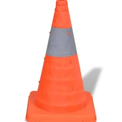 Verkeerskegel uitvouwbaar 42 cm 5 stuks