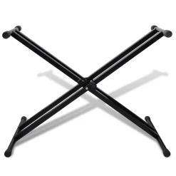 Verstelbare keyboardstandaard dubbel X-frame