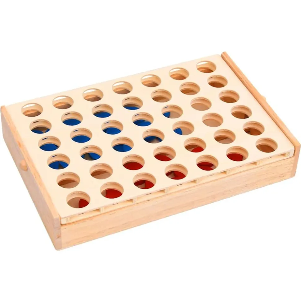 vidaXL 4 op een rij 24x15x4 cm massief hout