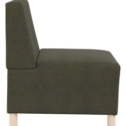 vidaXL | Sofa Stoel | met kussen Groen 55 x 74 x 82 cm Faux suede leer
