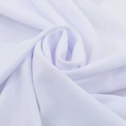 vidaXL 2 st Tafelhoezen stretch met rok 120x74 cm wit