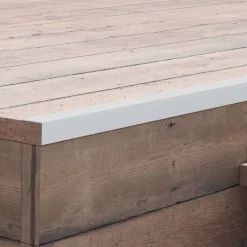 vidaXL 5 st Terras hoekplinten 170 cm aluminium zilverkleurig