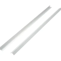vidaXL 5 st Terras hoekplinten 170 cm aluminium zilverkleurig