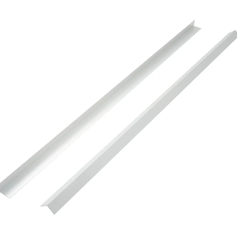 vidaXL 5 st Terras hoekplinten 170 cm aluminium zilverkleurig
