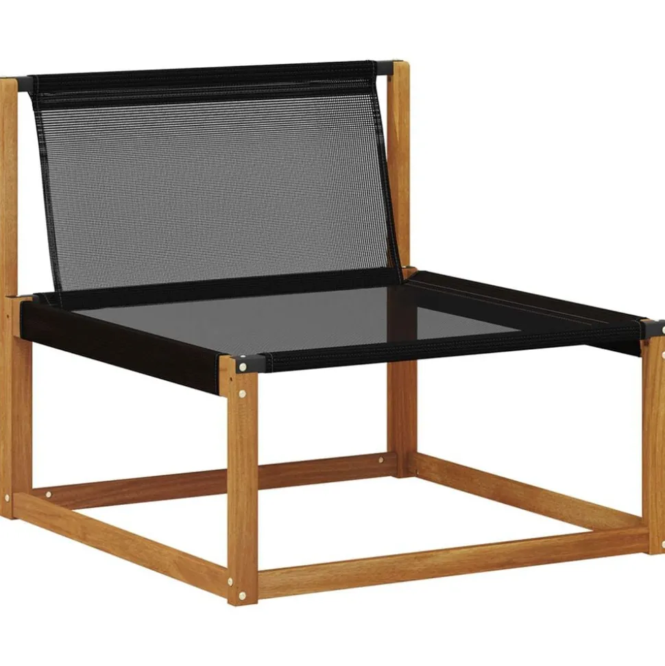 vidaXL 2 Stuk Buiten Midden Sofa Massief Acaciahout Naturel