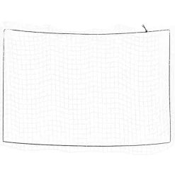 vidaXL Aanhangwagennet elastisch touw 3,5x2,5 m polypropeen wit