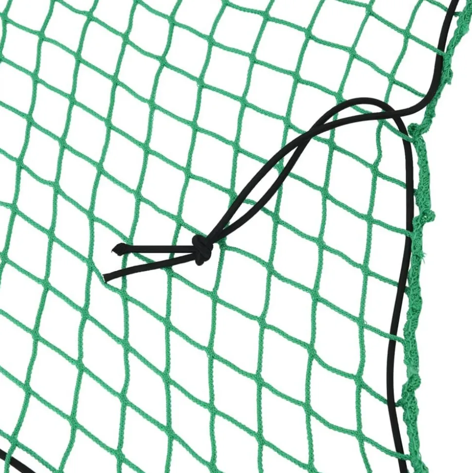 vidaXL Aanhangwagennet elastisch touw 2,1x1,25 m polypropeen groen