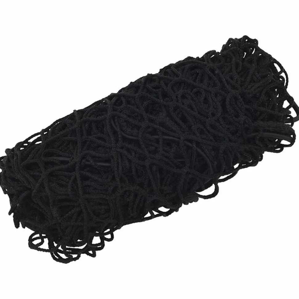 vidaXL Aanhangwagennet elastisch touw 2,1x1,25 m polypropeen zwart