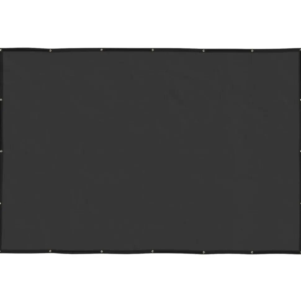 vidaXL Aanhangwagennet 2x3 m HDPE zwart