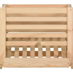 vidaXL Aardappelkist 60x40x50 cm massief grenenhout