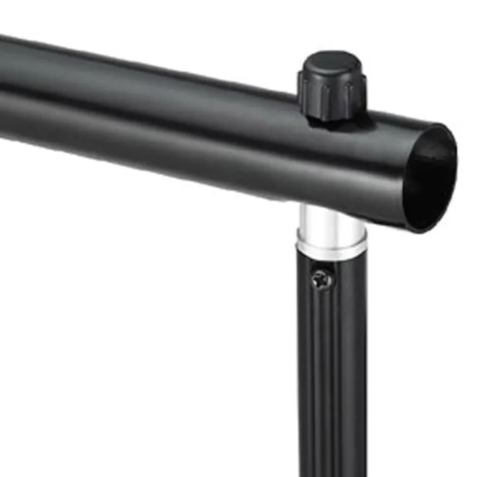 vidaXL Achtergrondsysteem telescopisch 155-300 cm