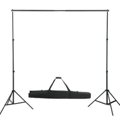 vidaXL Achtergrondsysteem 600x300 cm wit