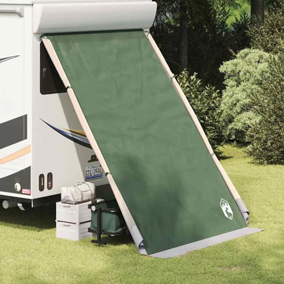 vidaXL Achterkleptent met dak Groen 190 x 150 x 185 cm taft