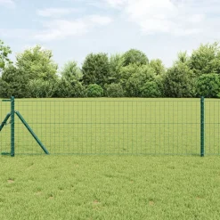 vidaXL Afrasteringspaal 26 pcs Groen 3,2 x 3,2 x 80 cm