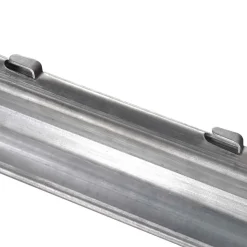 vidaXL Afrasteringspaal 10 pcs Zilver 200 cm Staal