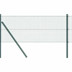 vidaXL Afrasteringspaal Groen 25 x 0,4 m (19 x 19 mm gaas)