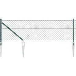 vidaXL Afrasteringspaal Groen 10 x 0,4 m (40 x 40 mm gaas)