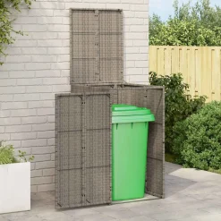 vidaXL Afvalbak Box Grijs 65 x 80 x 115 cm Polyetheen