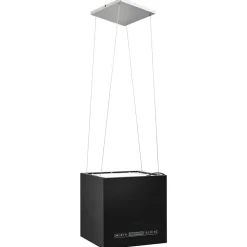 vidaXL Afzuigkap hangend met aanraaksensor LCD 37 cm staal