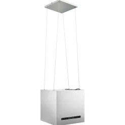 vidaXL Afzuigkap hangend met aanraaksensor LCD 37 cm roestvrij staal