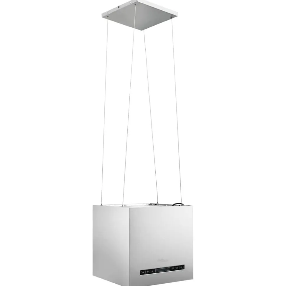 vidaXL Afzuigkap hangend met aanraaksensor LCD 37 cm roestvrij staal