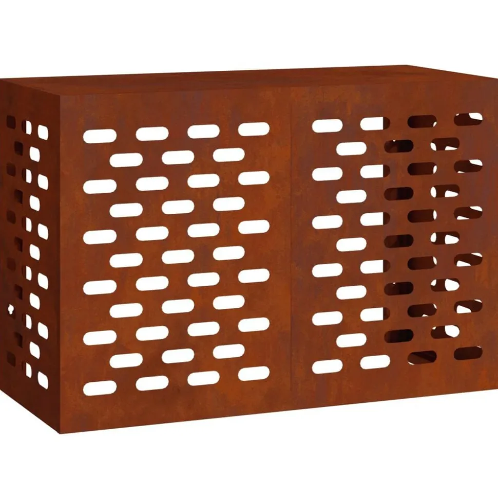vidaXL Airconditioner hoes Roestig 90 x 40 x 60 cm Cortenstaal